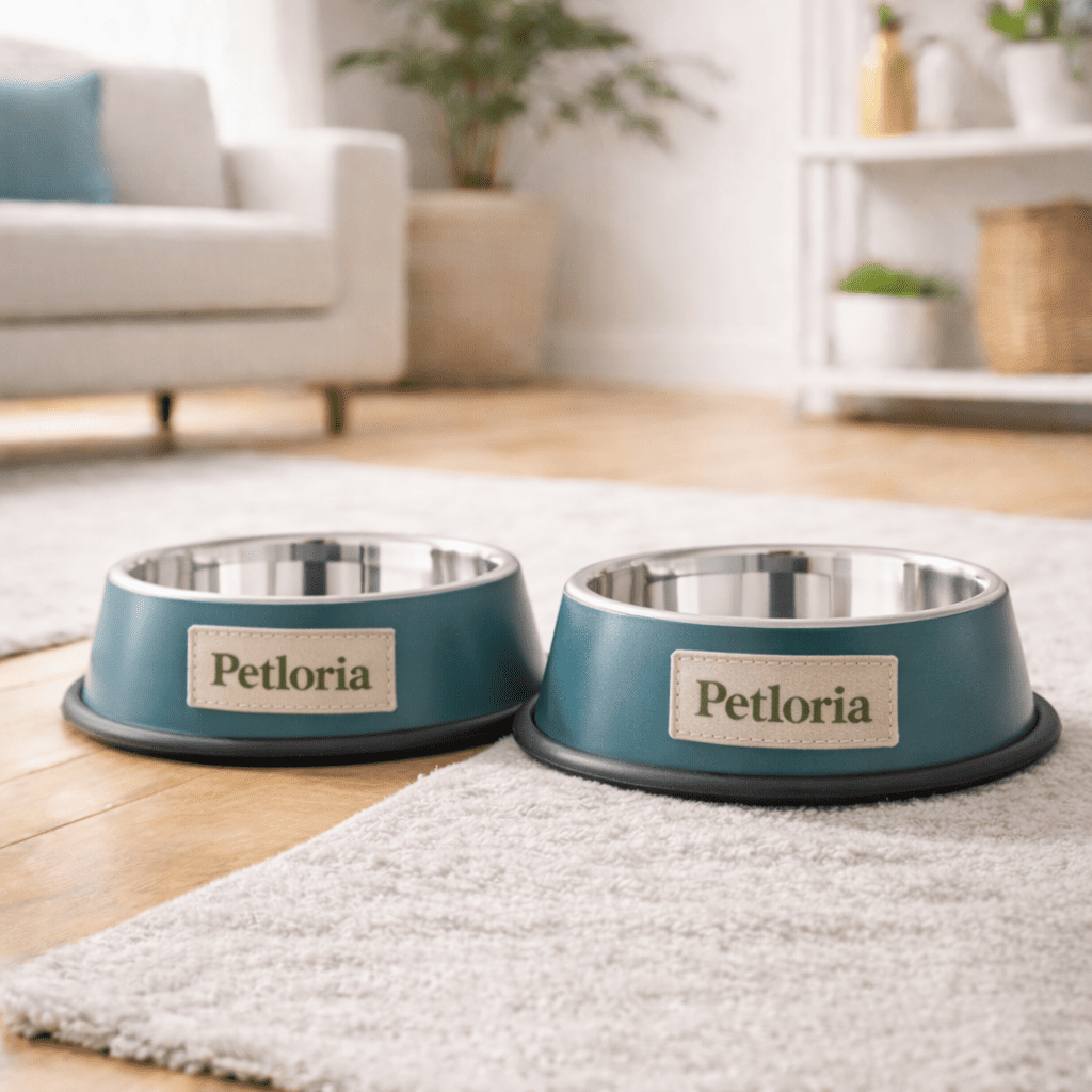 Comedero de Acero para Mascotas